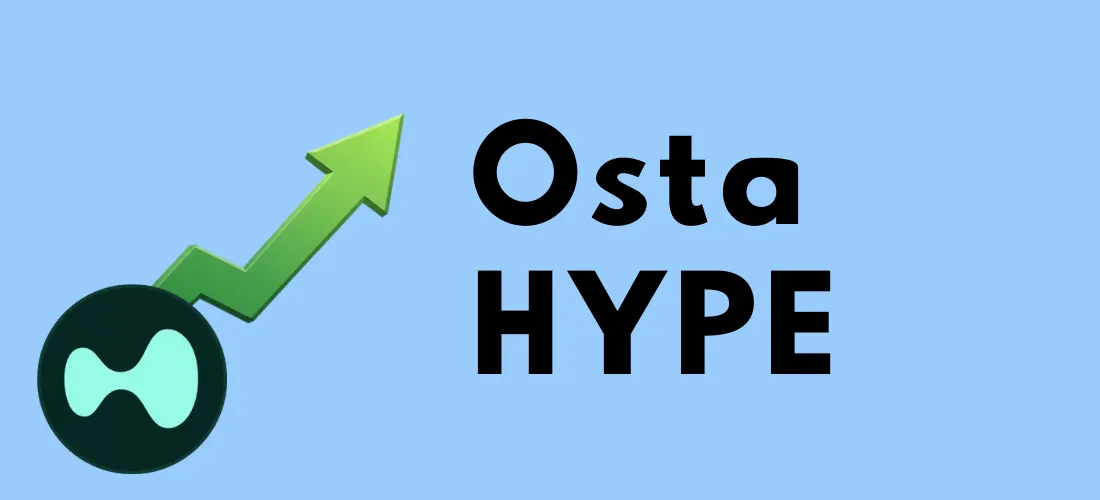 Hyperliquidin HYPE-logo ja nouseva nuoli kohti tekstiä ”Osta HYPE”