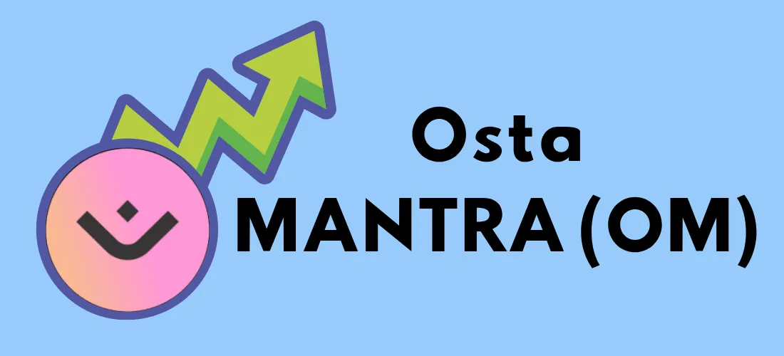 Osta MANTRA (OM) -kryptovaluuttaa kuva, jossa vihreä nuoli osoittaa ylöspäin.