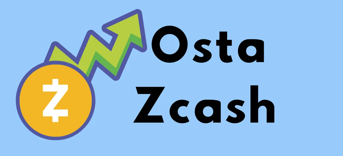 Osta Zcash -kuvake, jossa on Zcashin logo ja vihreä nuoli ylöspäin